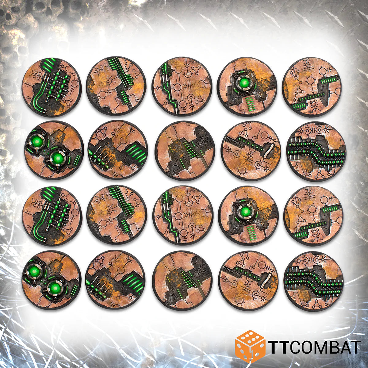 TTCombat 32mm Tomb World Bases