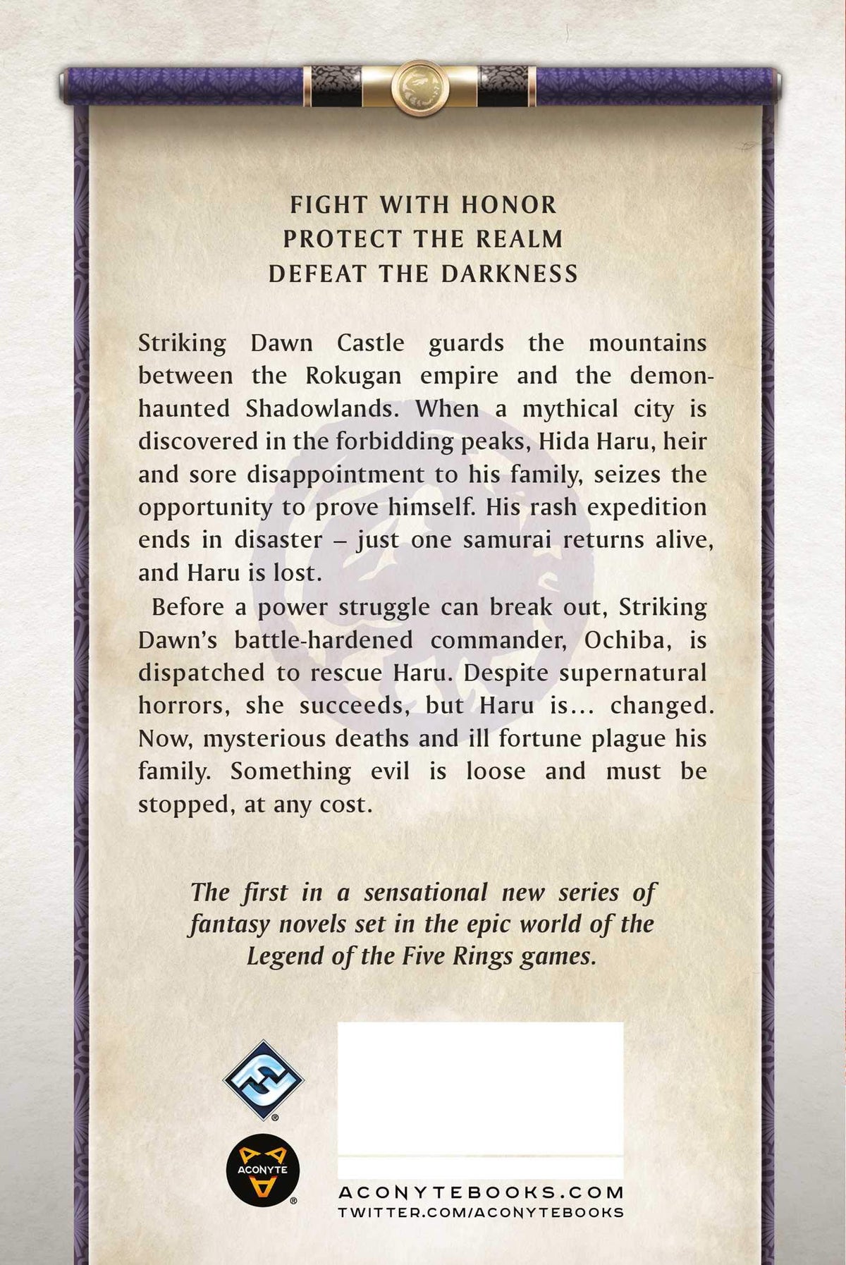 Curse Of Honor A Legend Of The Five Rings Novel