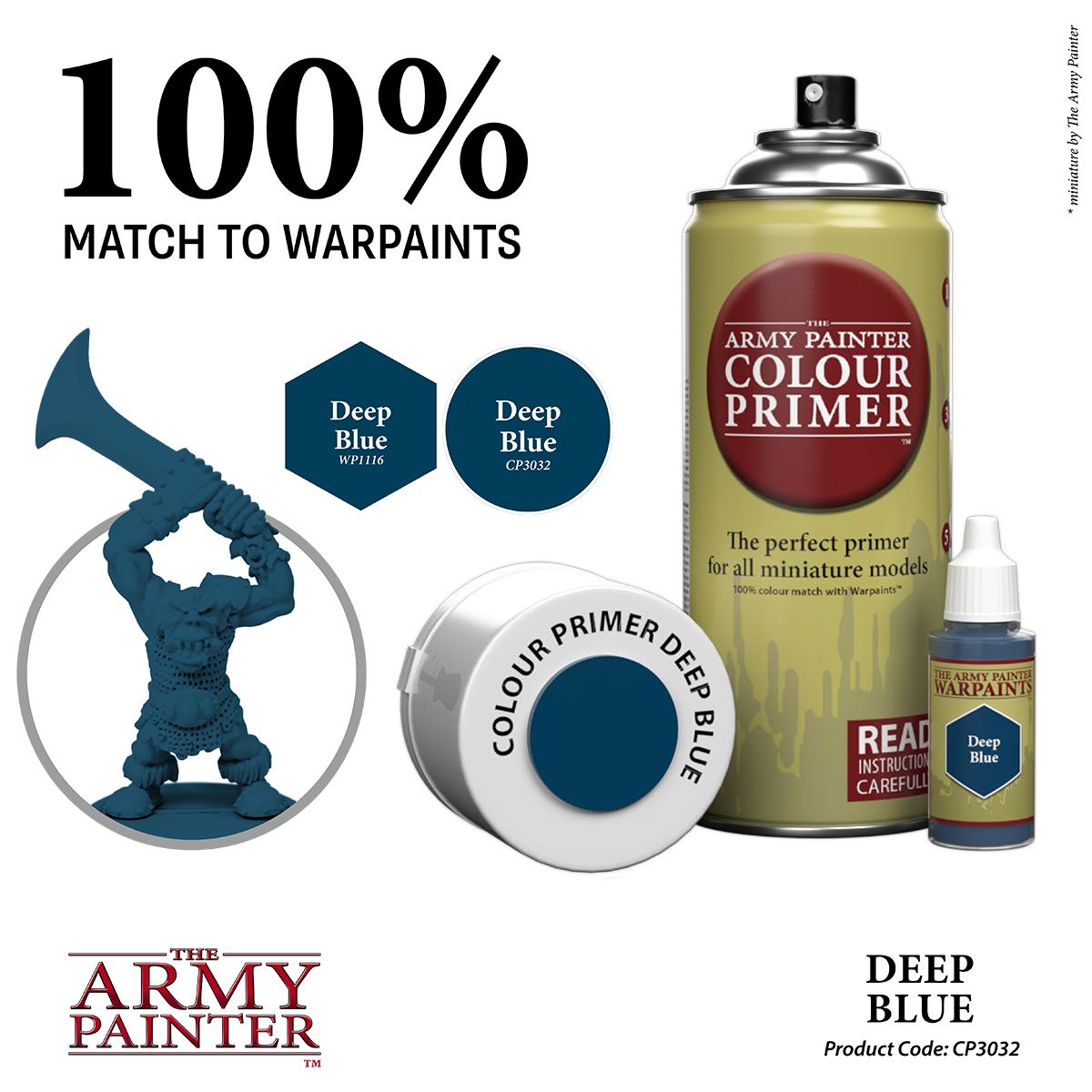 The Army Painter Colour Primer Spray - Deep Blue