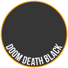 Load image into Gallery viewer, Two Thin Coats Doom Death Black