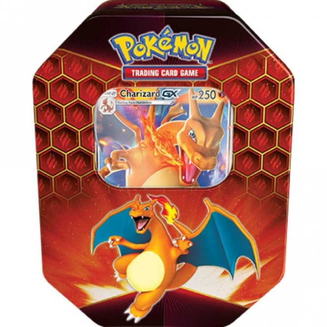 Pokemon TCG Hidden Fates Tin Charizard/Gyarados/Raichu