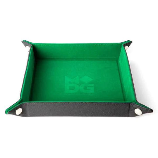 Metallic Dice Games Fold Up Velvet Dice Tray