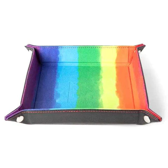 Metallic Dice Games Fold Up Velvet Dice Tray