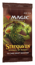 Load image into Gallery viewer, Magic The Gathering Strixhaven School of Mages Draft Booster Pack