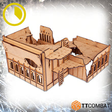 Load image into Gallery viewer, TTCombat Tabletop Scenics - Sci-fi Gothic Razed Mercantine
