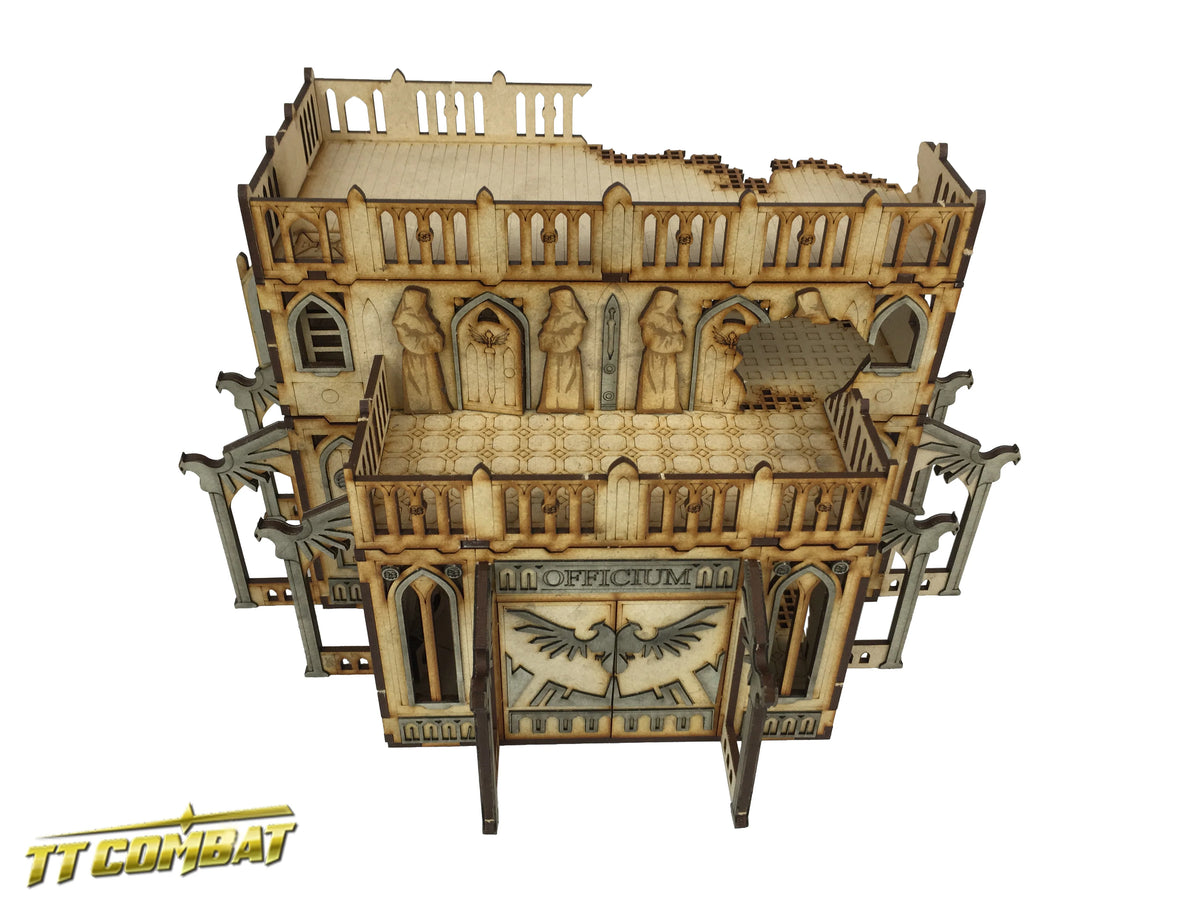 TTCombat Tabletop Scenics - Sci-fi Gothic Gothic Ruined Officium