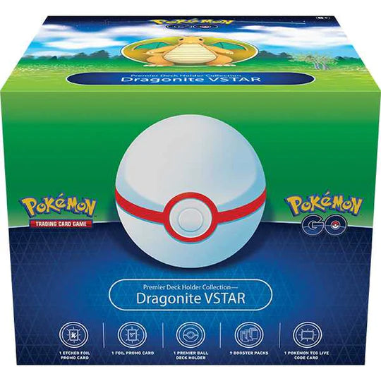 Pokemon TCG Pokemon GO Premier Deck Holder Collection Dragonite VSTAR