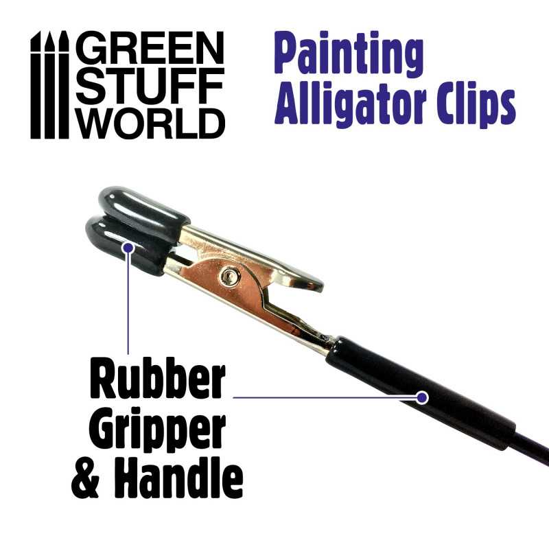 Green Stuff World Painting Alligator Clips