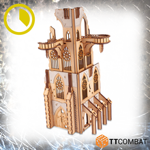 Load image into Gallery viewer, TTCombat Tabletop Scenics - Sci-fi Gothic Praetorium Implacable
