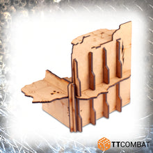 Load image into Gallery viewer, TTCombat Tabletop Scenics - Sci-fi Gothic Razed Mercantine