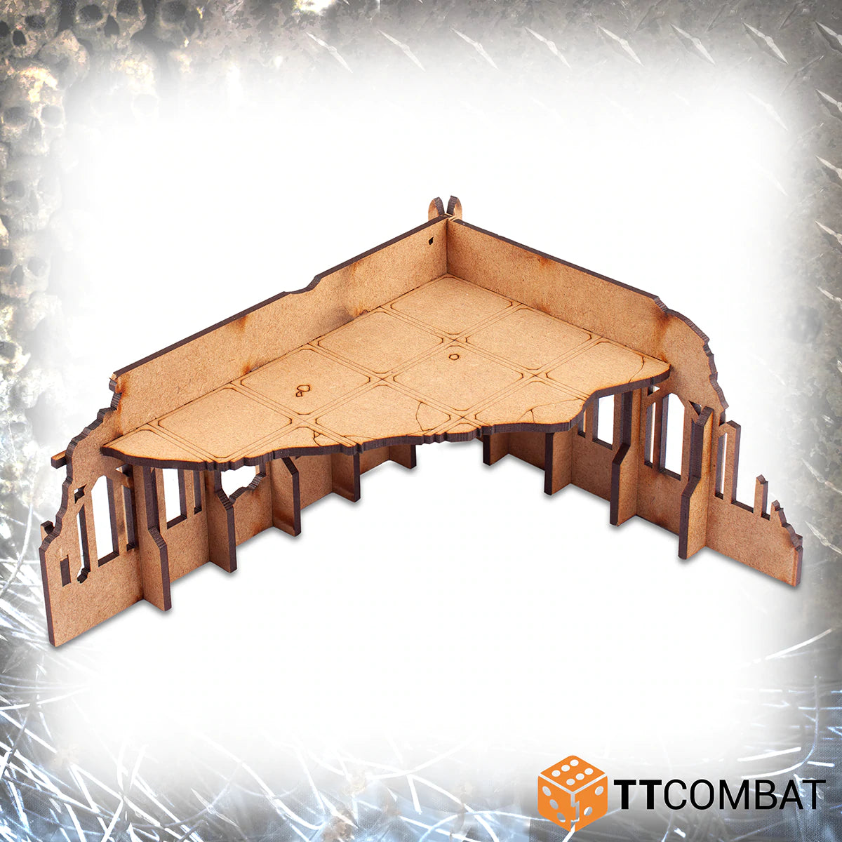TTCombat Tabletop Scenics - Sci-fi Gothic Razed Mercantine