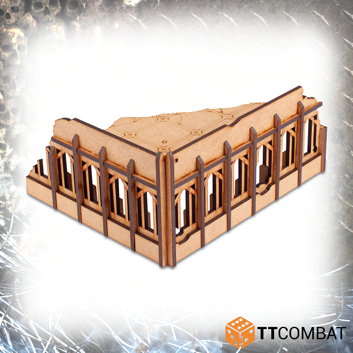 TTCombat Tabletop Scenics - Sci-fi Gothic Razed Mercantine