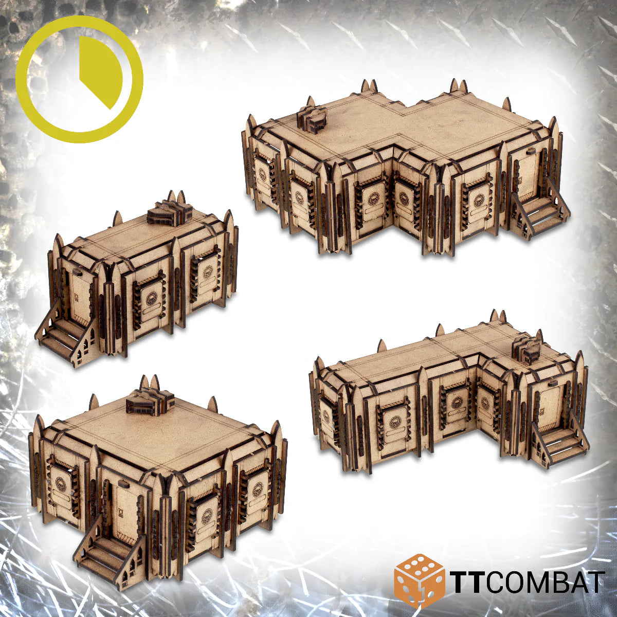 TTCombat Tabletop Scenics - Sci-fi Gothic Mecharium Research Pods