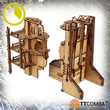 Load image into Gallery viewer, TTCombat Tabletop Scenics - Sci-fi Gothic Ruined Oversight Office