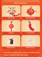 Load image into Gallery viewer, Deluxe Official MDZS Spring Festival Figure, Mo Dao Zu Shi Figure, Chen Qing Ling, Wei Wuxian Figure, Lan Wangji Figure, MDZS, CQL, the Untamed