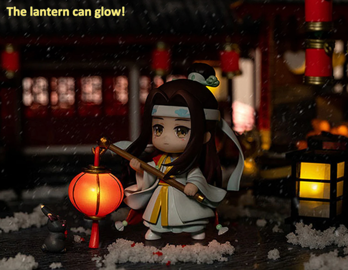 Deluxe Official MDZS Spring Festival Figure, Mo Dao Zu Shi Figure, Chen Qing Ling, Wei Wuxian Figure, Lan Wangji Figure, MDZS, CQL, the Untamed