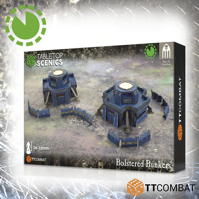 TTCombat Tabletop Scenics - Bolstered Bunkers (Pair)