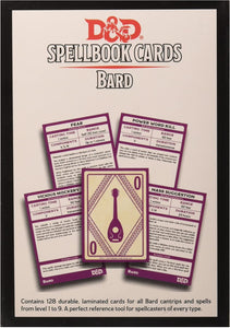Dungeons & Dragons Spellbook Cards Bard