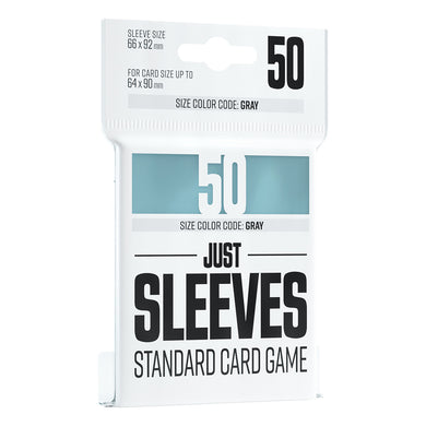 Gamegenic Just Sleeves Standard Card Game Clear (50ct.)