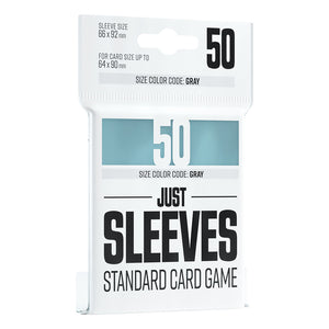 Gamegenic Just Sleeves Standard Card Game Clear (50ct.)