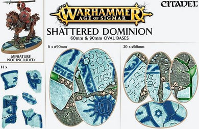 Warhammer Age of Sigmar Shattered Dominion 60mm & 90mm Oval Bases