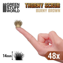Load image into Gallery viewer, Green Stuff World Thorny Scrubs Burny Brown