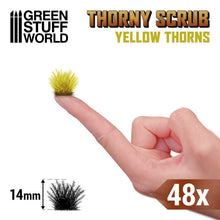 Load image into Gallery viewer, Green Stuff World Thorny Scrubs Yellow Thorns