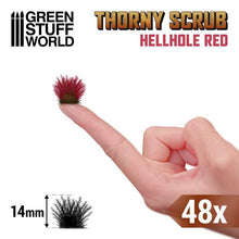 Load image into Gallery viewer, Green Stuff World Thorny Scrubs Hellhole Red