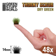 Load image into Gallery viewer, Green Stuff World Thorny Scrubs Dry Green