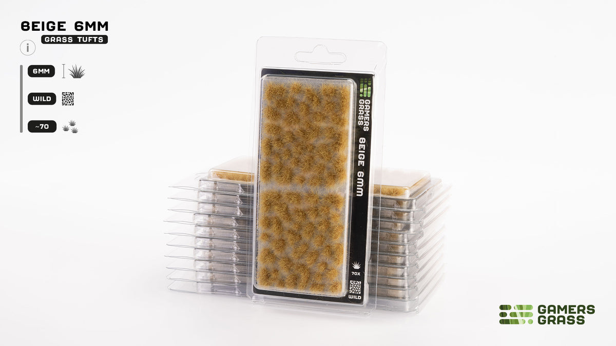 Gamers Grass Beige 6mm Tufts