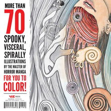 Load image into Gallery viewer, Junji Ito Uzumaki Colouring Book