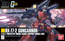Load image into Gallery viewer, HGUC Gundam RX-77-2 Guncannon Model Kit