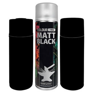 The Colour Forge Matt Black Spray (500ml)