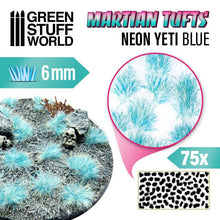 Load image into Gallery viewer, Green Stuff World Martian Fluor Tufts Neon Yeti Blue
