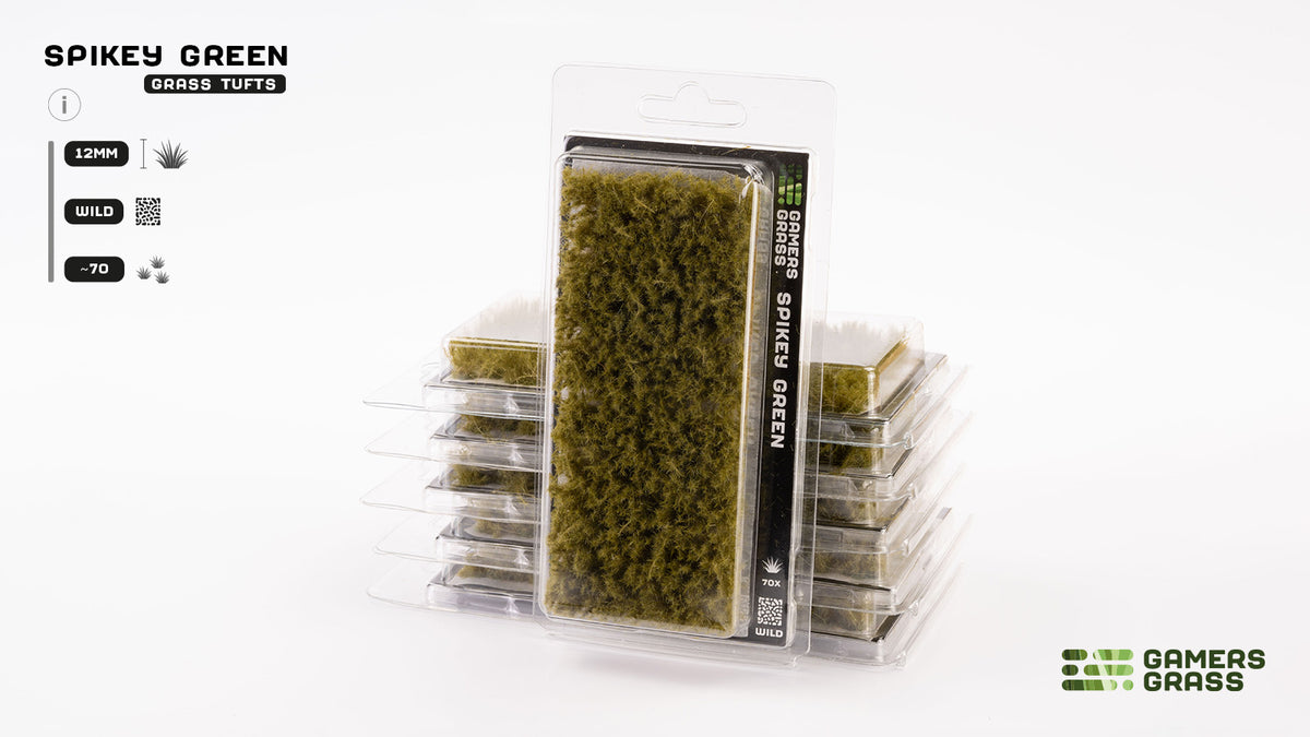 Gamers Grass Spikey Green 12mm