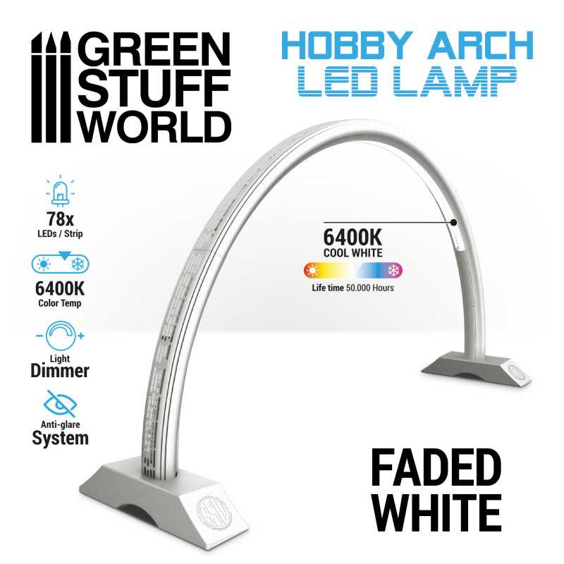 Green Stuff World Hobby Arch LED Lamp - Faded White