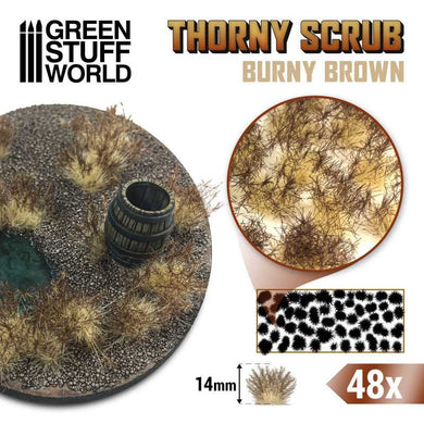 Green Stuff World Thorny Scrubs Burny Brown