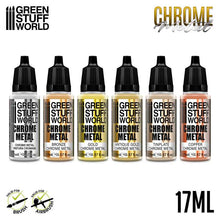 Load image into Gallery viewer, Green Stuff World Chrome Paint Set