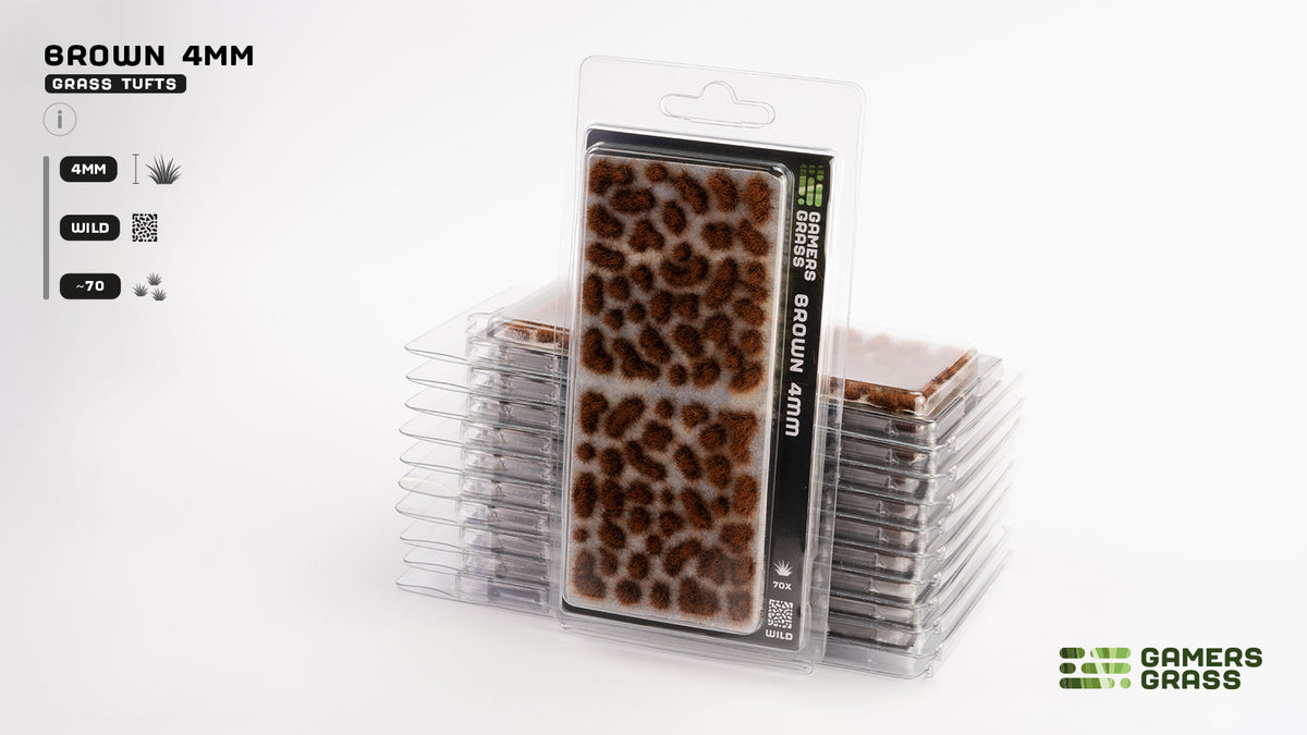 Gamers Grass Brown 4mm Tufts
