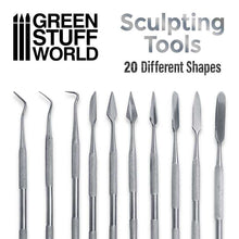 Load image into Gallery viewer, Green Stuff World 10x Sculpting Tools