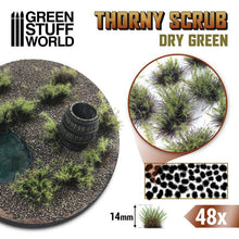 Load image into Gallery viewer, Green Stuff World Thorny Scrubs Dry Green