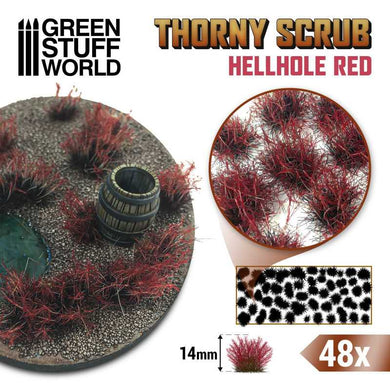 Green Stuff World Thorny Scrubs Hellhole Red