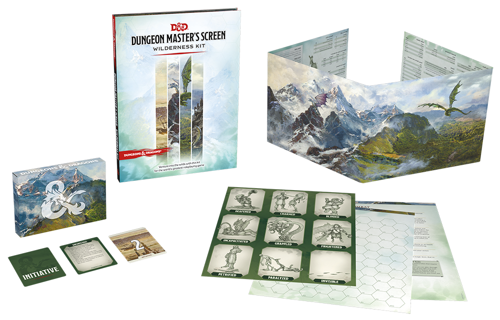Dungeons & Dragons Dungeon Master's Screen Wilderness Kit