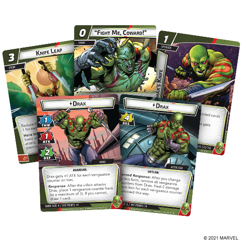Marvel Champions Drax Hero Pack