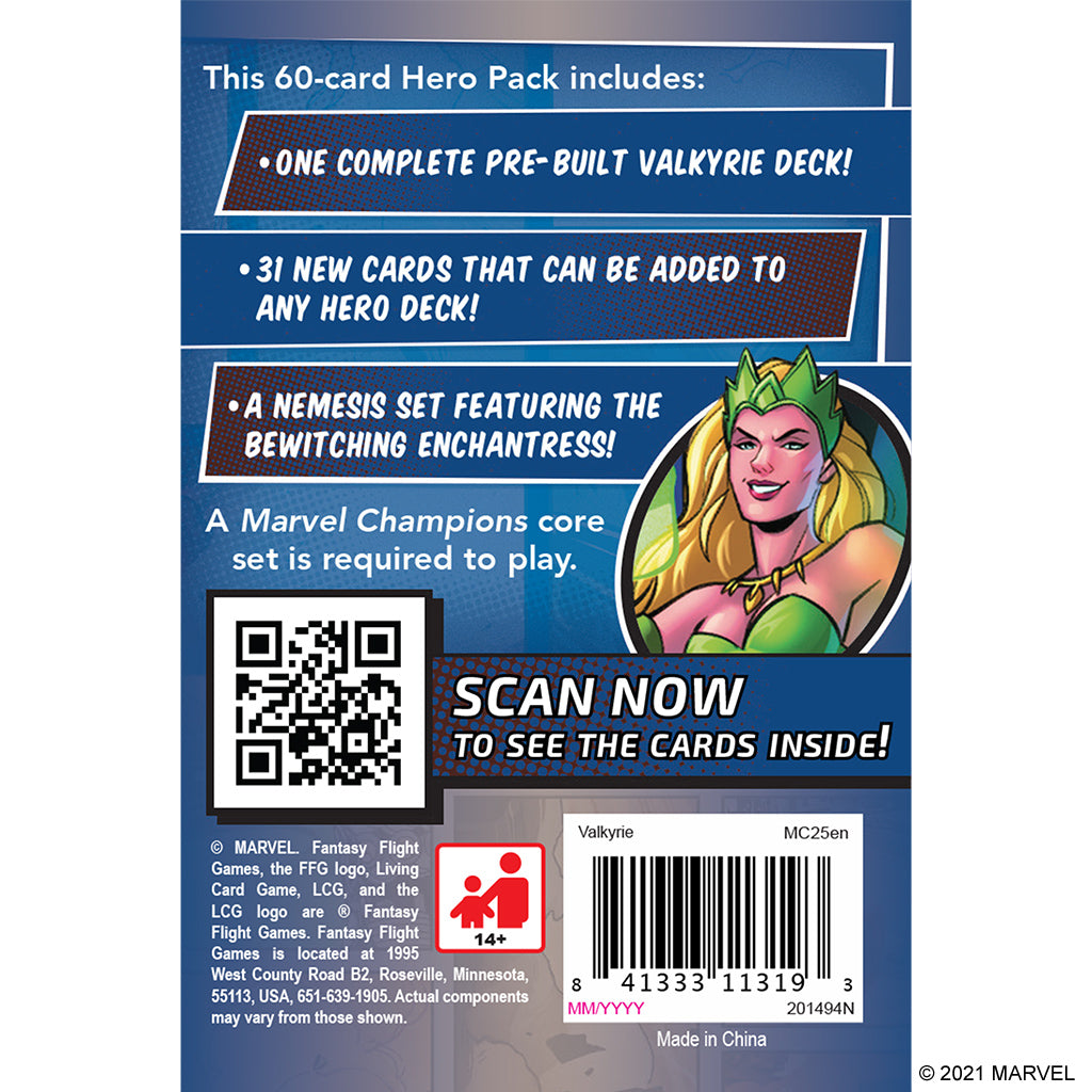 Marvel Champions Valkyrie Hero Pack