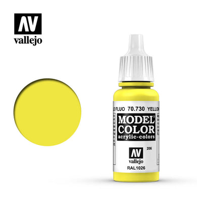 Vallejo Model Color - 70.730 Fluorescent Yellow