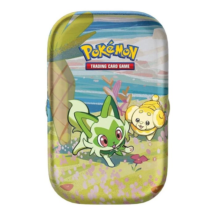 friends in paldea pokemon card TCG Scarlet & Violet Mini Tin – Travelling Man UK OP11-070 Charlotte Pudding : EB-01 Service Levels:Regular Friends in Paldea Supporter