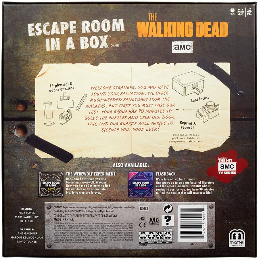 Escape Room in a Box The Walking Dead