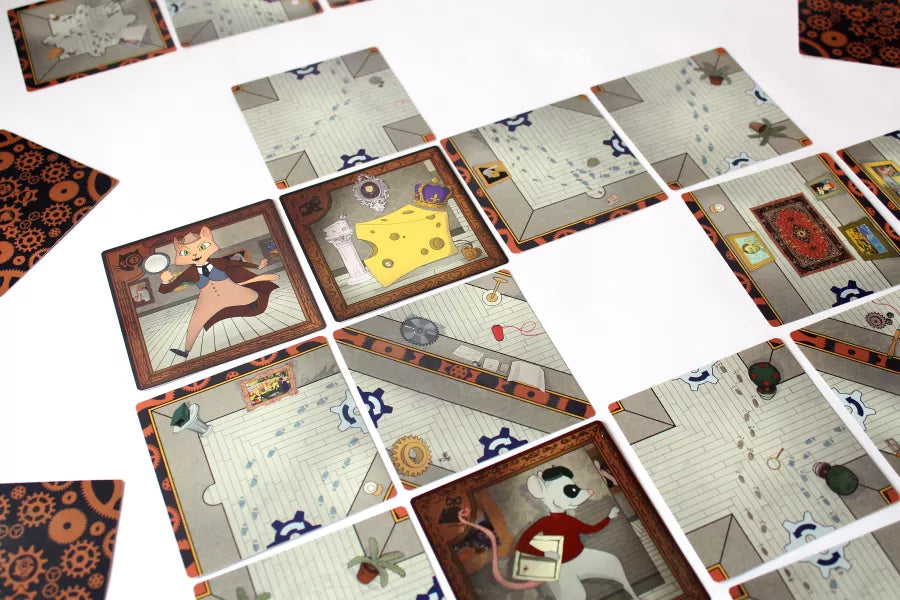 Mouse Cheese Cat Cucumber Travelling Man UK