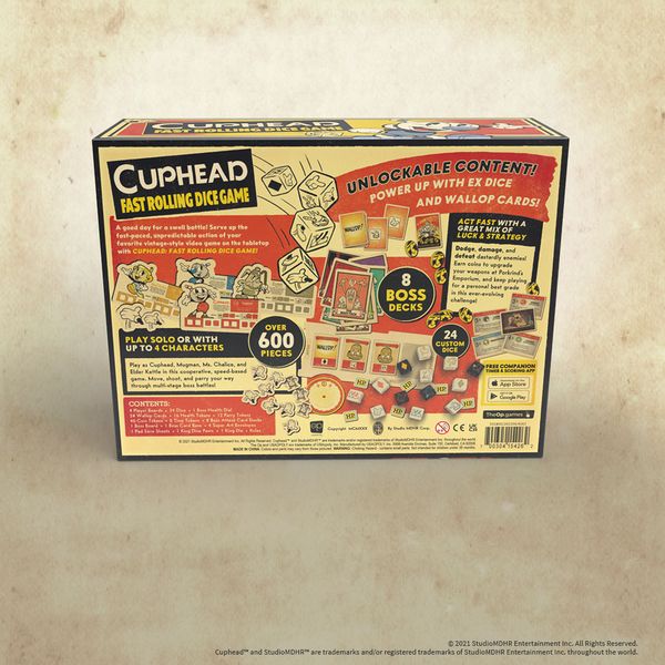 Cuphead Fast Rolling Dice Game